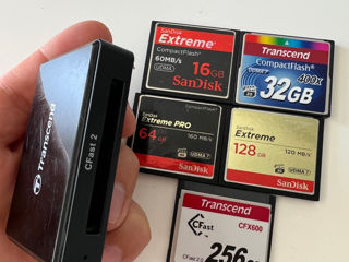 Carduri de memorie + CFast card reader
