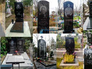 Monumente funerare din granit în Chişinău. Preţuri reale, calitate garantată. foto 2