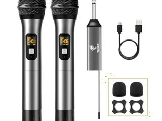 Set 2 microfoane Professionale Tonor, karaoke, wireless, Noi sigilate