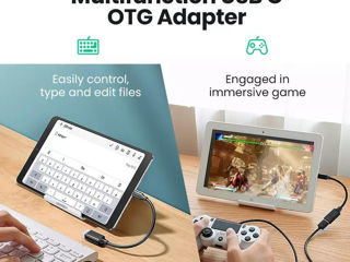 USB On-the-Go. Кабель-OTG-кабель адаптер для подключения к смартфону разных устройств. foto 4