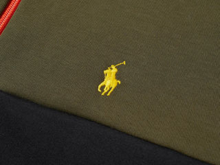 Polo Ralph Lauren Men's Zip Funnel Neck Jacket Olive Size L New foto 2
