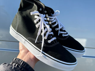 Vans Sk8 Authentic Hi  Black/True White NEW Men US 9