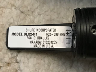 Microfon radio Shure ULXP4 sm58 foto 3