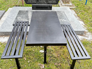 Металлические столы и стулья – идеально для двора или кладбища! фото 1