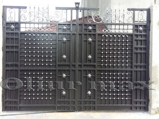 Козырьки, ворота, заборы, решётки, металлические двери,кровати  и другие изделия из металла. foto 1