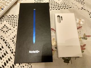 Samsung Note 10+ cutia cu accesorii + Husa originala foto 1