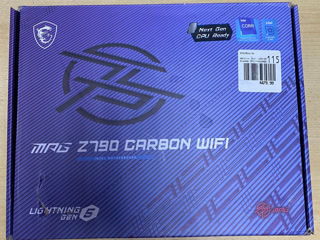 MSI MPG Z790 Carbon WiFi Gaming Motherboard,WiFi 6E,Garantie,19+1+1 Power Phase foto 2