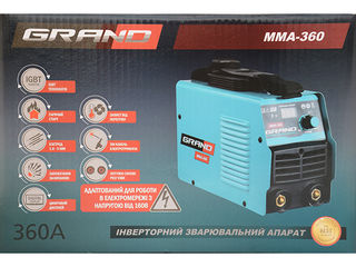 Сварочный Инвертор Grand Mma-360 - Moldteh foto 5