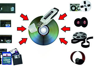 Оцифровка кино-фотоплёнок, видео-аудиокассет. Запись на DVD, CD диски, флешку foto 1