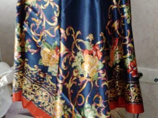 Шарфы, платки разные-красивые,нарядные!Палантин ажурное-синий с белым! foto 5