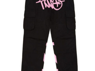 Pantaloni cargo minus-two pink unisex фото 0