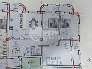 Apartament 4 camere, 114 mp, versiune albă, Centru 91000 € foto 2