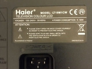 Haier 19"LCD foto 3