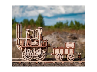 Деревянный механический 3D-пазл «Locomotion #1» foto 4