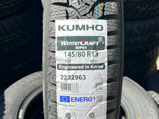 155/80 R13 Kumho Wintercraft WP51/ Доставка, livrare toata Moldova 2024 foto 1