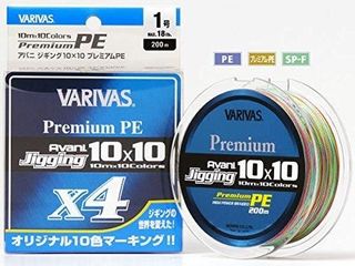 Шнур Varivas Avani Jigging 10x10 Premium x4 New!!! ( #1.0/ #1.2) 200m foto 1