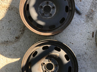 2 jante metal 5x112 r15 6.5J ET 38 Volkswagen foto 2