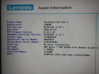 Lenovo ThinkPad T14s Gen3 Ryzen 7 PRO 6850U 32GB DDR5 SSD 1TB 14.1 FHD IPS foto 6