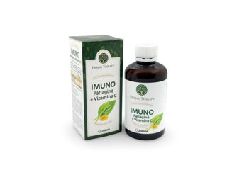 Sirop IMUNO Pătlagină + Vitamina C, 200 ml