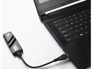 Сетевой адаптер USB Cетевой переходник USB-LAN, Ethernet адаптер, RJ45 1000 Мбит/с foto 3