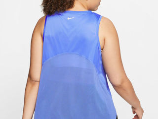 Maiou Nike pt femei ! Nou! Nike Miler Women's Running Tank Blue Av7919-500 foto 2