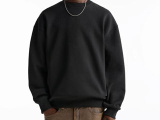 Pull&Bear Black Sweatshirt