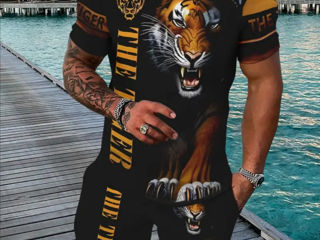 Urgent. Costum, tricou și pantaloni scurți. Mărimea L. Nou. foto 3