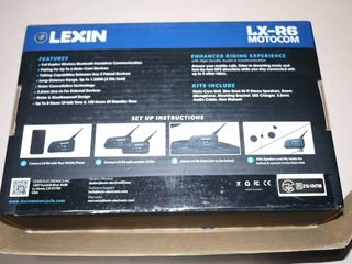 Моторация, гарнитура на шлем Lexin LX-R6 intercom новый ! foto 9