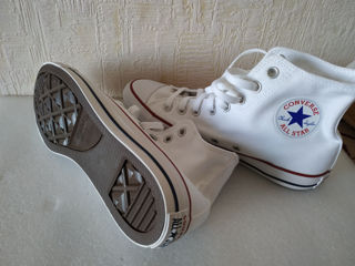 Кеды новые Converse All Star белые высокие  foto 9