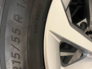 5x112 R17 Audi cu anvelope 215/55 R17 Michelin фото 2