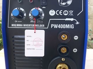 Сварочный инвертор полуавтомат pw 400 mma  +mig profweld
