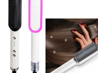 Расческа выпрямитель fast hair straightener HQT-909B foto 6