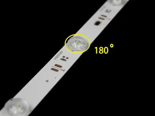 Светодиодная алюминиевая линейка с линзами 12V, 3030, 12 led/m, 19W, IP20, 6000K - белый холодный. foto 7