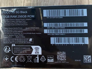 Poco X6 5G 12/256 gb новый запечатанный!!! foto 2