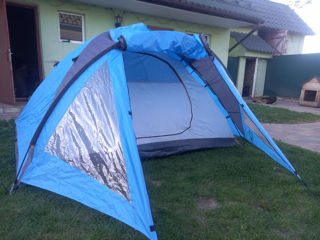Палатка двух слойная 4-местная Саmping Check привезенная из Германии в очень хорошем состоянии foto 4