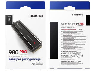 Накопитель SSD Samsung 980 PRO - 1 TB / 2TB with Heatsink foto 2