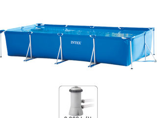 Piscină INTEX 450x220x84cm, 7127L, cadru metalic foto 1