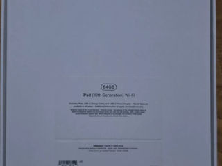 iPad 10 Silver 64gb Wi-Fi noua! Livrare gratuita Chisinau! Garantie Apple 1 an! Cel mai bun pret! foto 2