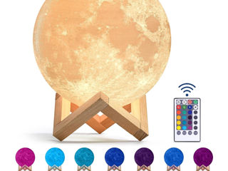 Светящаяся луна — 3D лунный ночник для детской спальни