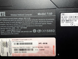 Netbook Zte Model: v60. Новый. 750 лей. foto 6