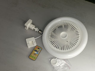 Lustra ventilator pentru tavan diametru 25 cm foto 1