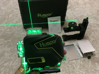 Laser Huepar S04CG 4D 16 linii + magnet +  acumulator + garantie   + livrare gratis foto 9