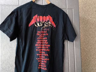 Metallica  Europe Tour 2014 T Shirt Rare vintage Size M foto 2