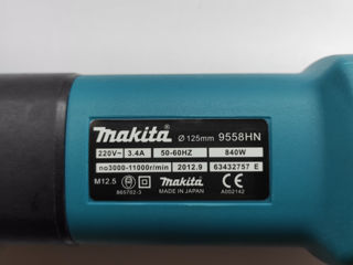 Bolgarca Makita disc 125mm viteza se reguleaza foto 4