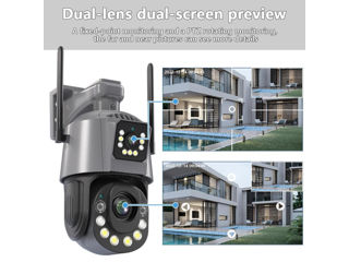 6MP 2in1 WiFi IP Camera Robot Metal Boavision x36 Zoom, AI Cruzer, PTZ foto 3