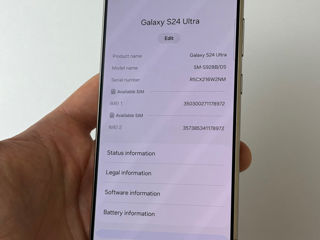 Samsung Galaxy s24 Ultra 12/512gb Fara Bypass! Ca nou! Orice control foto 8