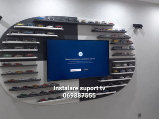 Instalare suport tv,montare televizor pe perete,montare suport tv foto 4