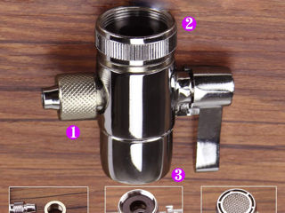 Robinet osmo adaptor baterie chiuveta filtru apa, comutator supapa adaptare pentru robinet  foto 9