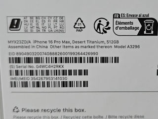 iPhone 16 Pro Max Desert, 512GB sigilat foto 3