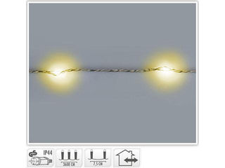 Luminite De Craciun "Fir" 480Led Alb-Cald, 36M Cablu Transparent